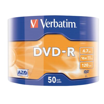 DVD-R Verbatim, 16x, 4.7 GB, 50 bucati/shrink BPTCVB020105