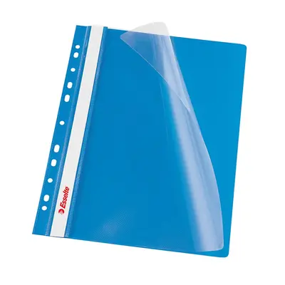 Dosar PP cu multiperforatii  Esselte VIVIDA, A4, albastru, 10 buc/set BPTCSL000129