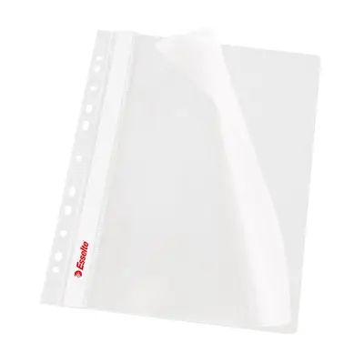 Dosar PP cu multiperforatii Esselte VIVIDA, A4, alb, 10 buc/set BPTCSL000131