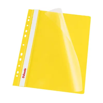 Dosar PP cu multiperforatii Esselte VIVIDA, A4, galben, 10 buc/set BPTCSL000132