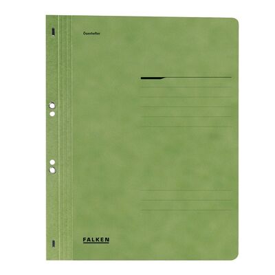 Dosar cu gauri 1/1 Lux Falken, carton, 250 g/mp, verde BPTCFA0924