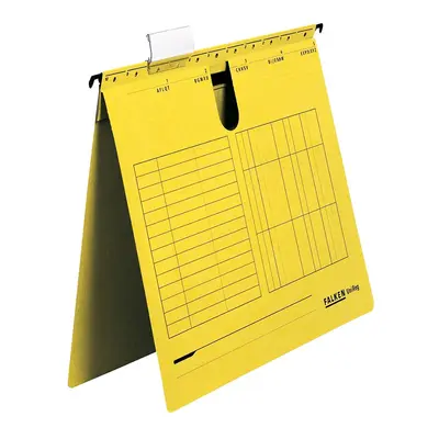 Dosar cu sina Falken, carton, galben, 25 bucati/cutie BPTCFA0975