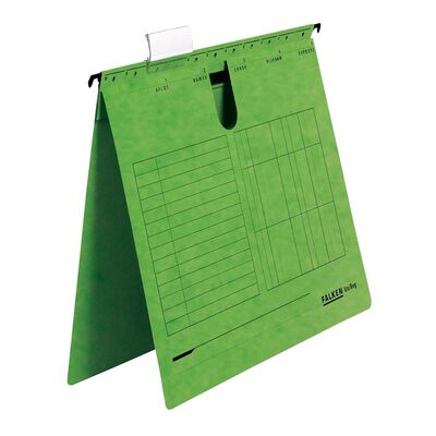 Dosar cu sina Falken, carton, verde, 25 bucati/cutie BPTCFA0976
