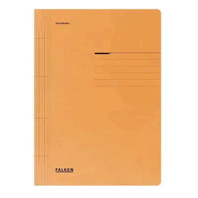 Dosar cu sina Lux Falken, carton, 250 g/mp, portocaliu BPTCFA09506