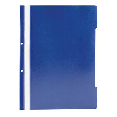 Dosar cu sina si 2 perforatii Noki, bleumarin, 50 bucati/set BPTCLM031