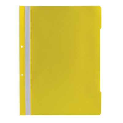 Dosar cu sina si 2 perforatii Noki, galben, 50 bucati/set BPTCLM030