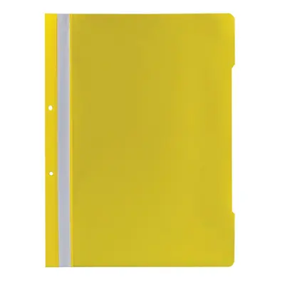 Dosar cu sina si 2 perforatii Noki, galben, 50 bucati/set BPTCLM030