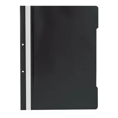 Dosar cu sina si 2 perforatii Noki, negru, 25 bucati/set BPTCLM013