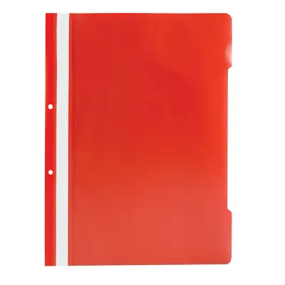 Dosar cu sina si 2 perforatii Noki, rosu, 50 bucati/set BPTCLM025