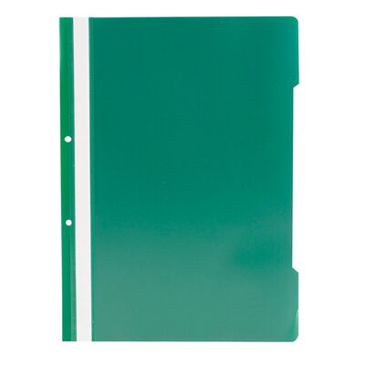 Dosar cu sina si 2 perforatii Noki, verde, 50 bucati/set BPTCLM027