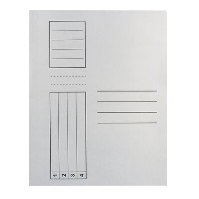 Dosar plic, carton, alb, 10 bucati/set BPTCDL302M