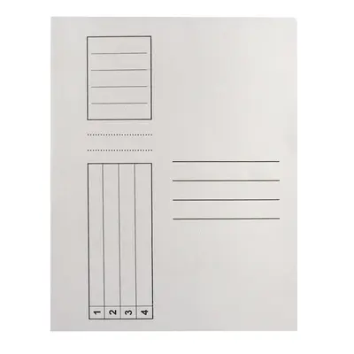 Dosar plic, carton, alb, 25 bucati/set BPTCDL2503