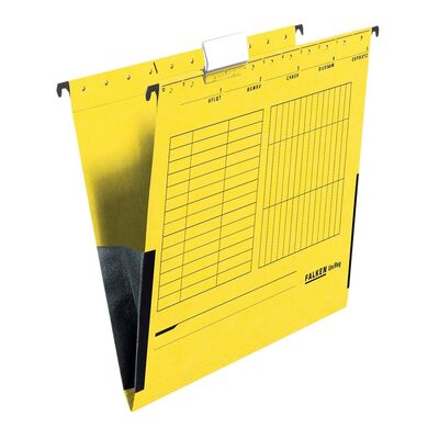 Dosar plic Falken, carton, galben, 25 bucati/cutie BPTCFA0965