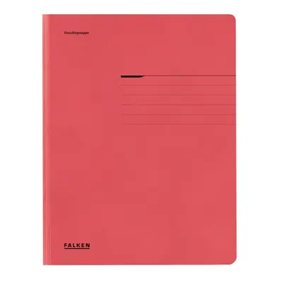 Dosar plic Lux Falken, carton, 320 g/mp, rosu BPTCFA09402
