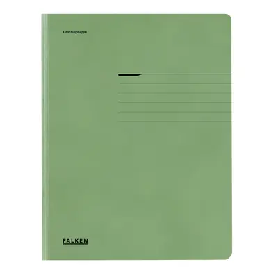 Dosar plic Lux Falken, carton, 320 g/mp, verde BPTCFA09404