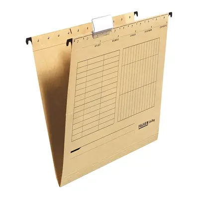 Dosar suspendabil Falken, carton, kraft, 25 bucati/cutie BPTCFA0956