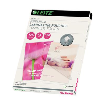 Folie Leitz UDT pentru laminare la cald, A4, 125 microni BPTCSL091255