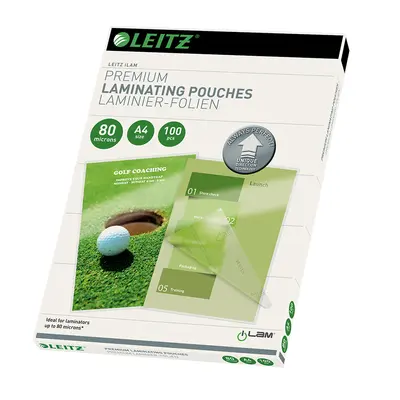 Folie Leitz UDT pentru laminare la cald, A4, 80 microni BPTCSL090805