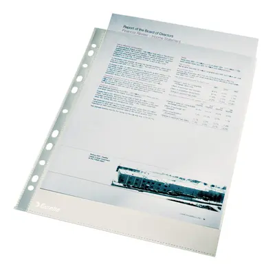 Folie de protectie Esselte, A4, cristal, 40 microni, set de 100 buc BPTCSL080933