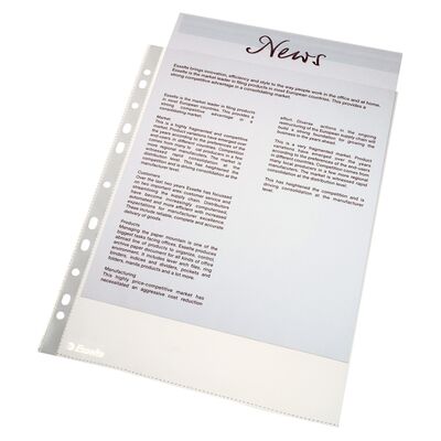 Folie de protectie Esselte, A4, standard, 43 microni, set de 25 buc BPTCSL000163