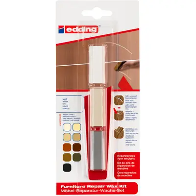 Kit Edding 8901, ceara pentru reparatii mobila, alb, blister BPTCED890149