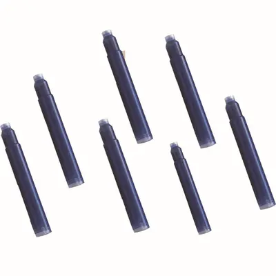 Patroane cerneala, scurte, albastru, 50 bucati/set BPTCRR40153