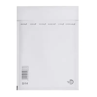 Plic cu protectie, 180 x 265 mm (interior), alb, banda silicon, 90 g/mp, 5 bucati/set BPTCKF70110