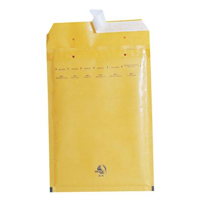 Plic cu protectie, 270 x 360 mm (interior), kraft, banda silicon, 5 bucati/set BPTCKF70400