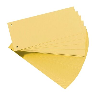 Separatoare Exacompta, color,  105 x 240 mm, galben BPTCFA05321