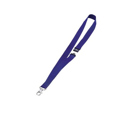 Snur textil pentru ecuson Durable, 80 cm, albastru BPTCDB813707