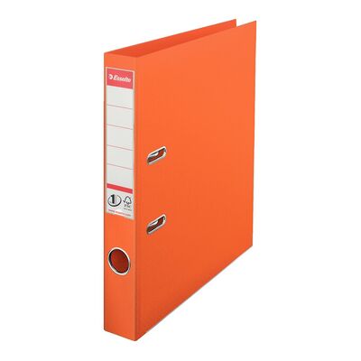 Biblioraft Esselte No.1 Power, PP/PP, A4, 50 mm, portocaliu BPTCSL1204