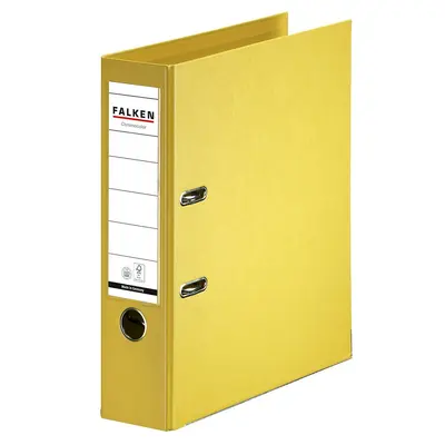 Biblioraft Falken Chromocolor, 80 mm, galben BPTCFA026806