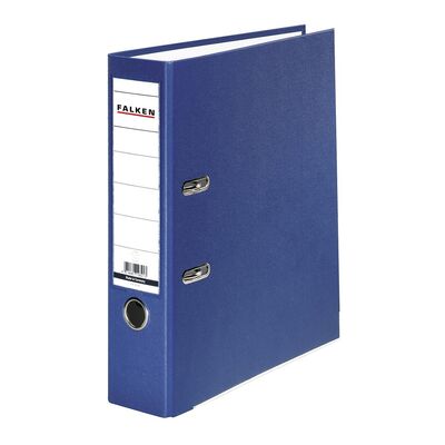 Biblioraft Falken plastifiat, 50 mm, albastru BPTCFA029504