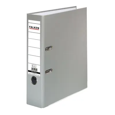 Biblioraft Falken plastifiat, 80 mm, gri BPTCFA029810