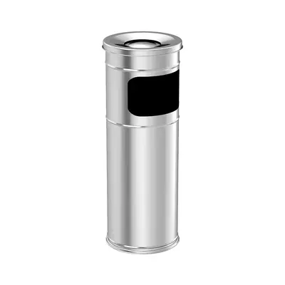 Cos de gunoi cu scrumiera din inox, 36 L BPTCSMR0005