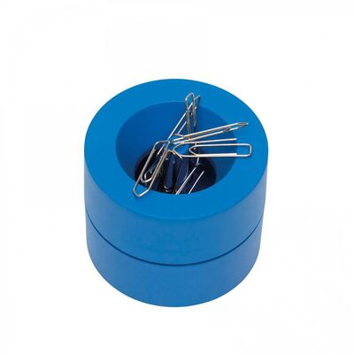 Dispenser agrafe MAUL, din plastic reciclat, albastru BPTCMA012337