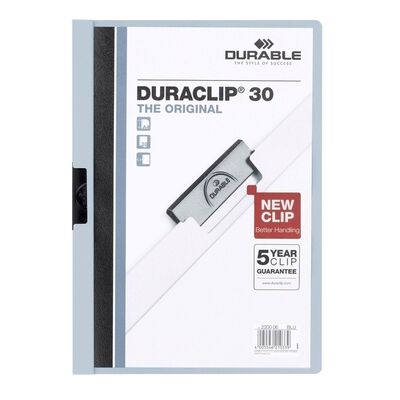 Dosar de prezentare Durable Duraclip, 30 coli, albastru BPTCDB220006