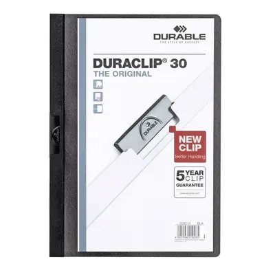 Dosar de prezentare Durable Duraclip, 30 coli, negru BPTCDB220001