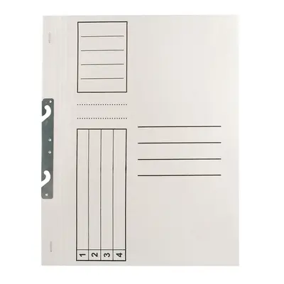 Dosar incopciat standard 1/1, alb BPTCDL30415