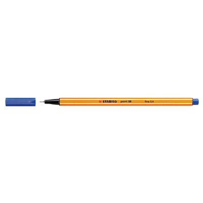 Liner Stabilo Point 88, varf fetru, 0.4 mm, albastru BPTCSW168813