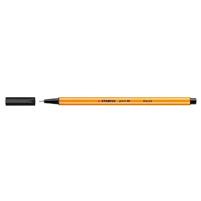 Liner Stabilo Point 88, varf fetru, 0.4 mm, negru BPTCSW168811