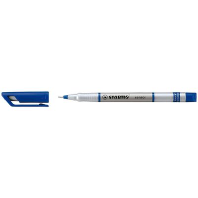 Liner Stabilo Sensor, varf 0.3 mm, albastru BPTCSW161911
