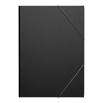 Mapa din plastic cu elastic, Memoris Precious, negru BPTCBV032116