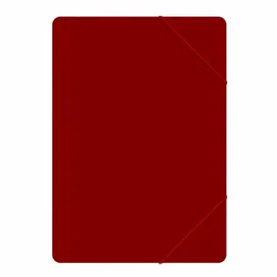 Mapa din plastic cu elastic, Memoris Precious, rosu BPTCBV032118