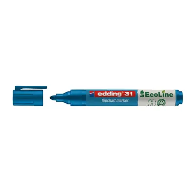 Marker flipchart Edding, Ecoline 1.5-3 mm, albastru BPTCED031003