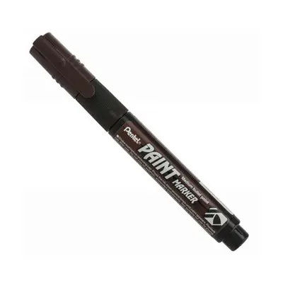 Marker permanent Pentel Paint Marker MMP20, 4 mm cu vopsea maro BPTCPE202026
