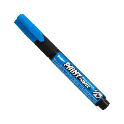 Marker permanent Pentel Paint Marker MMP20, 4 mm vopsea albastru BPTCPE202028