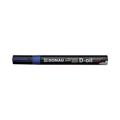 Marker permanent cu vopsea Donau, varf rotund, 2.8 mm, albastru BPTCDN101214