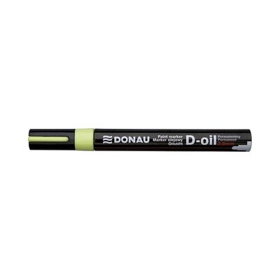 Marker permanent cu vopsea Donau, varf rotund, 2.8 mm, galben BPTCDN101215