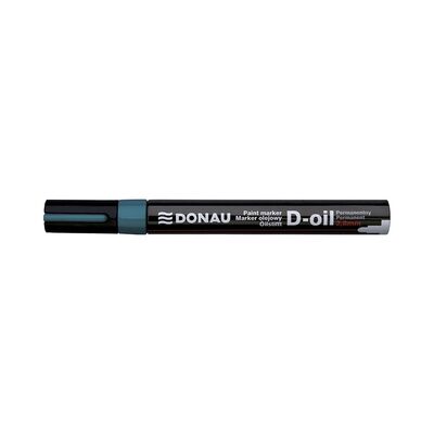 Marker permanent cu vopsea Donau, varf rotund, 2.8 mm, verde BPTCDN101212